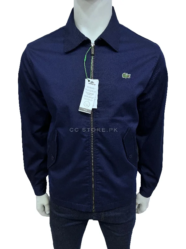 LCST Stretch Cotton  Navy Blue Jacket Anorak Shell Jacket Lightweight Jacket