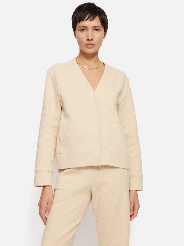 Crepe Ponte Jersey Jacket | Cream Herringbone Jacket Checkered Jacket Solid Jacket
