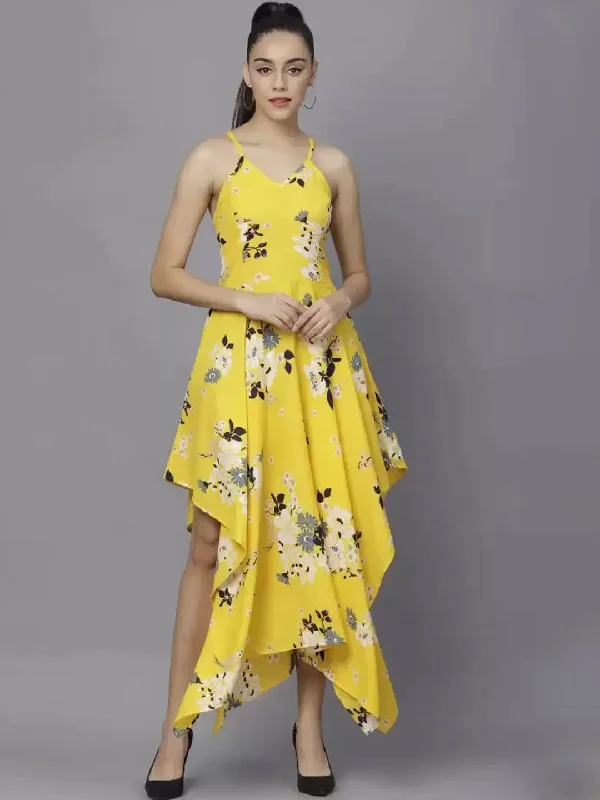 TANDUL  Women High Low Multicolor Dress
