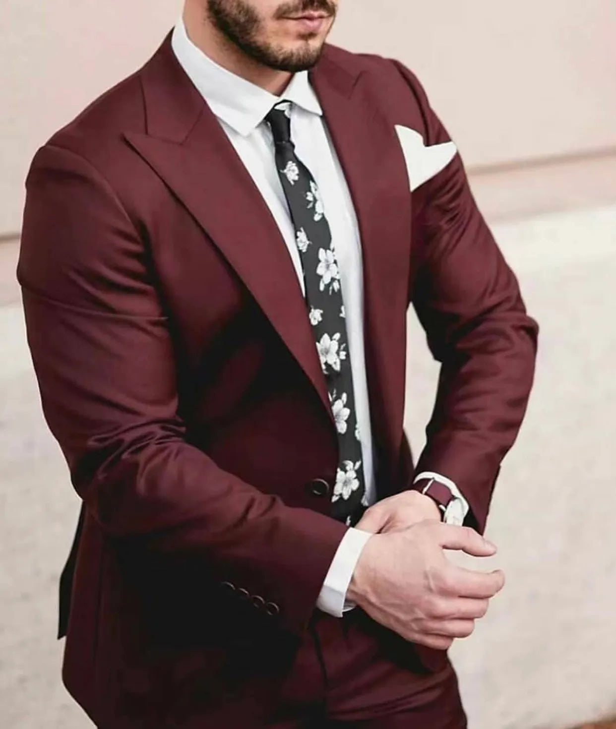 Groom Wear Peaked Lapel For Wedding Tuxedo Fashion Men Jacket Blazer Business Prom Dinner Party Suit(Jacket+Pants+bow) Slim Fit Nylon Fabric Polyester Fabric Spandex Fabric Groom Wear Peaked Lapel For Wedding Tuxedo Fashion Men Jacket Blazer Business Prom Dinner Party Suit(Jacket+Pants+bow) Slim Fit Nylon Fabric Polyester Fabric Spandex Fabric