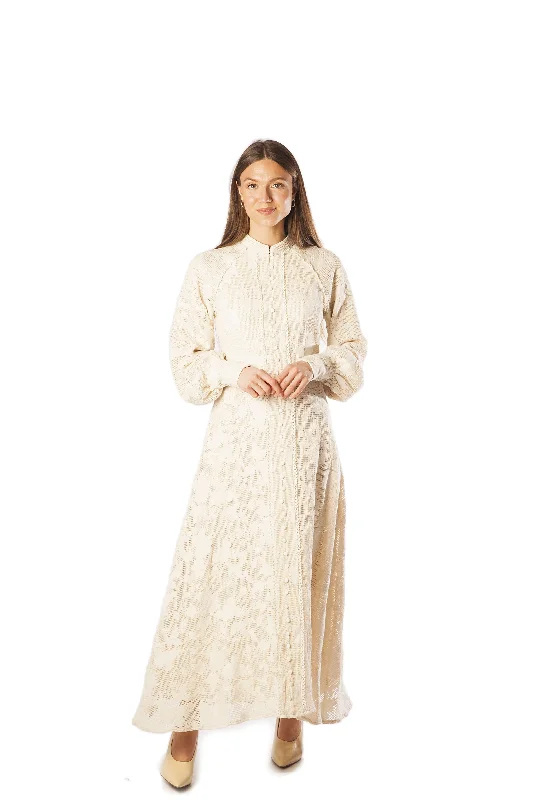Floral Lace Button Down Dress