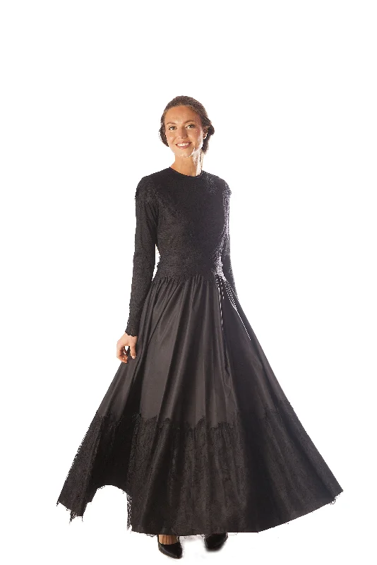 Lace and Taffeta Dress