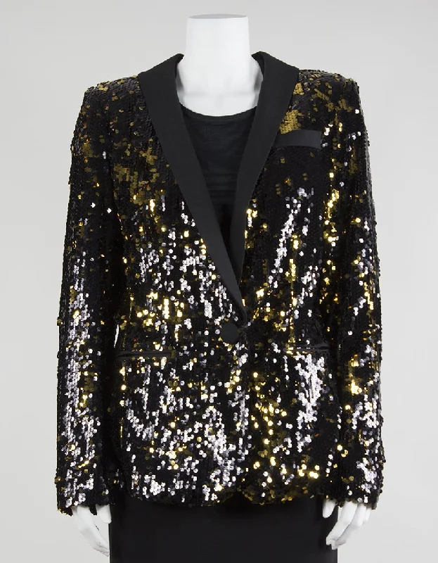 Milly Tuxedo Jacket Size 8 Cardigan Sweater Pullover