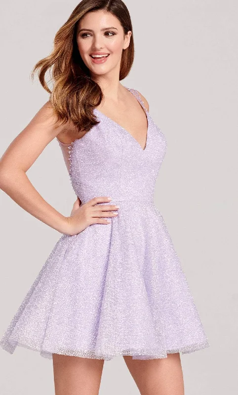 Ellie Wilde EW22059S - V-Neck Dress