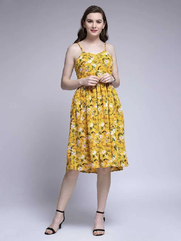 TANDUL  Women Fit and Flare Multicolor Dress