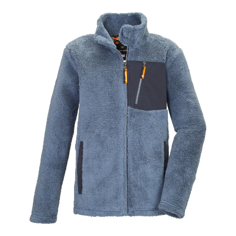 Killtec Junior's KOW 363 Fleece Jacket 2025 Front Pockets Side Pockets Patch Pockets Killtec Junior's KOW 363 Fleece Jacket 2025 Front Pockets Side Pockets Patch Pockets