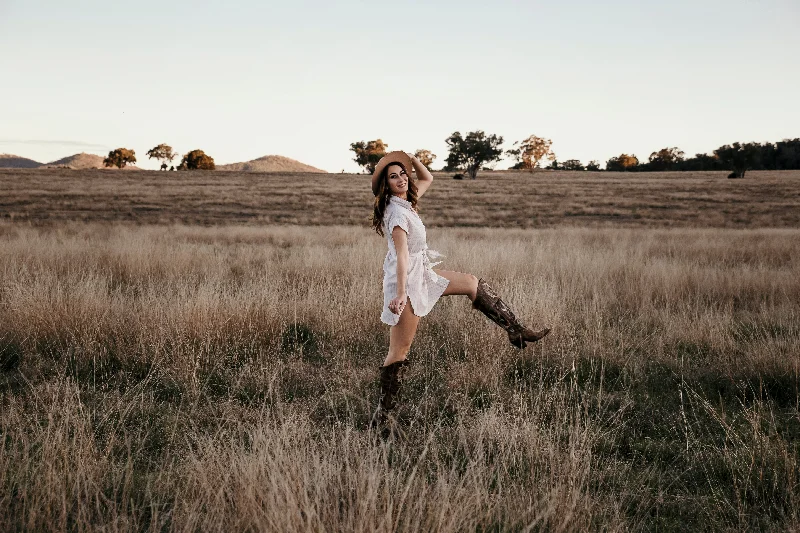 Carly dress (off white)