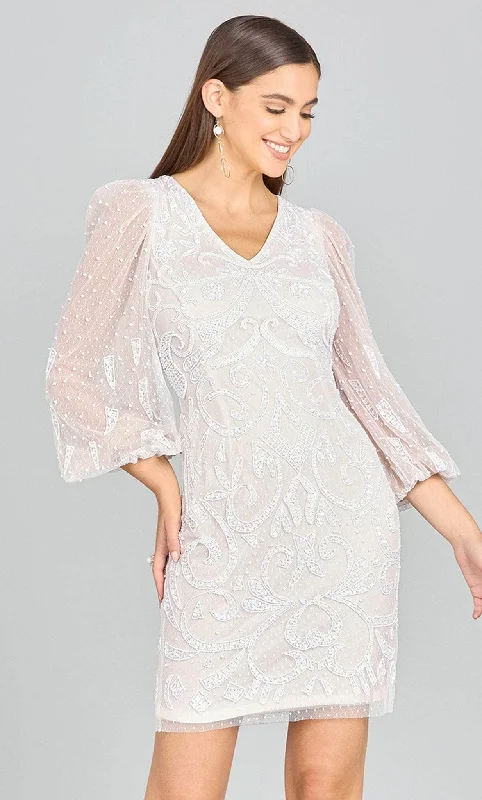 Lara Dresses 51130 - Beaded Tulle Dress
