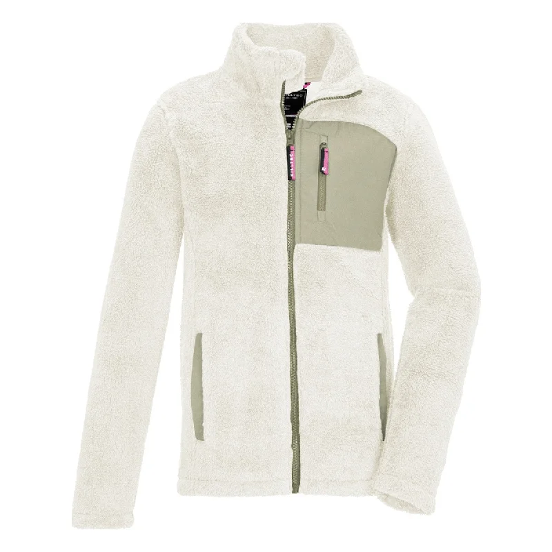 Killtec Girls KOW 350 Fleece Jacket 2025 Zippered Front Buttoned Front Snap Front