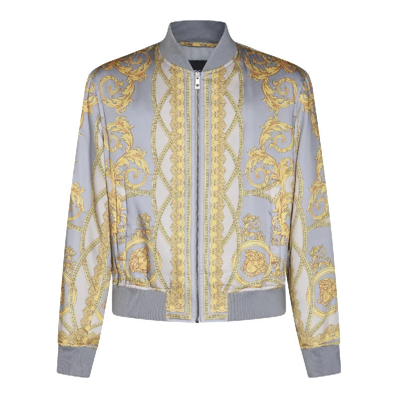 Versace Jackets Red Nylon Jacket Polyester Jacket Spandex Jacket