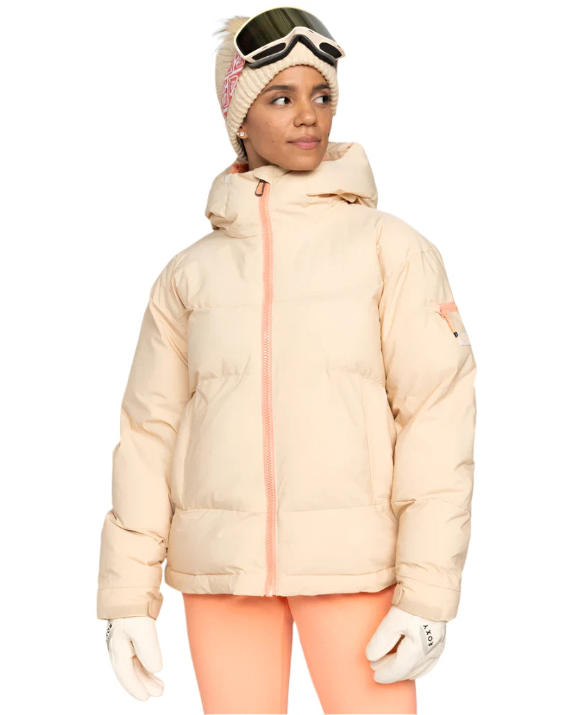 Roxy Women's Alofted Puffy Insulated Jacket 2025 Embroidered Jacket Appliqued Jacket Beaded Jacket Roxy Women's Alofted Puffy Insulated Jacket 2025 Embroidered Jacket Appliqued Jacket Beaded Jacket