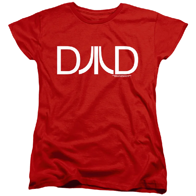 Atari Dad - Women's T-Shirt Notch Collar Peter Pan Collar Cowl Neck