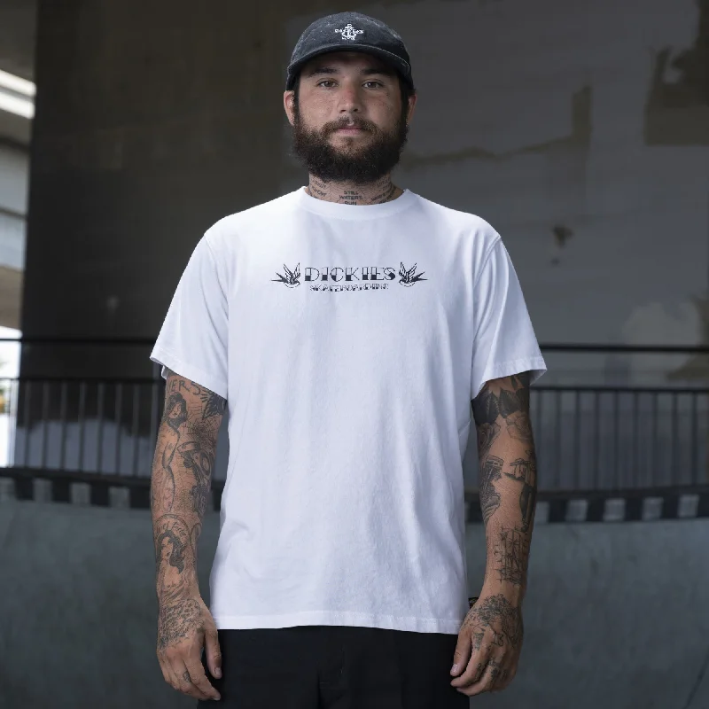Dickies Ronnie Sandoval Photo T-Shirt - White Machine Wash Dry Clean Hand Wash