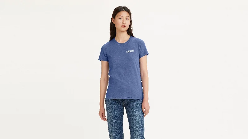 Levi's® Women's Perfect T-Shirt Wool Fabric Cashmere Fabric Tweed Fabric