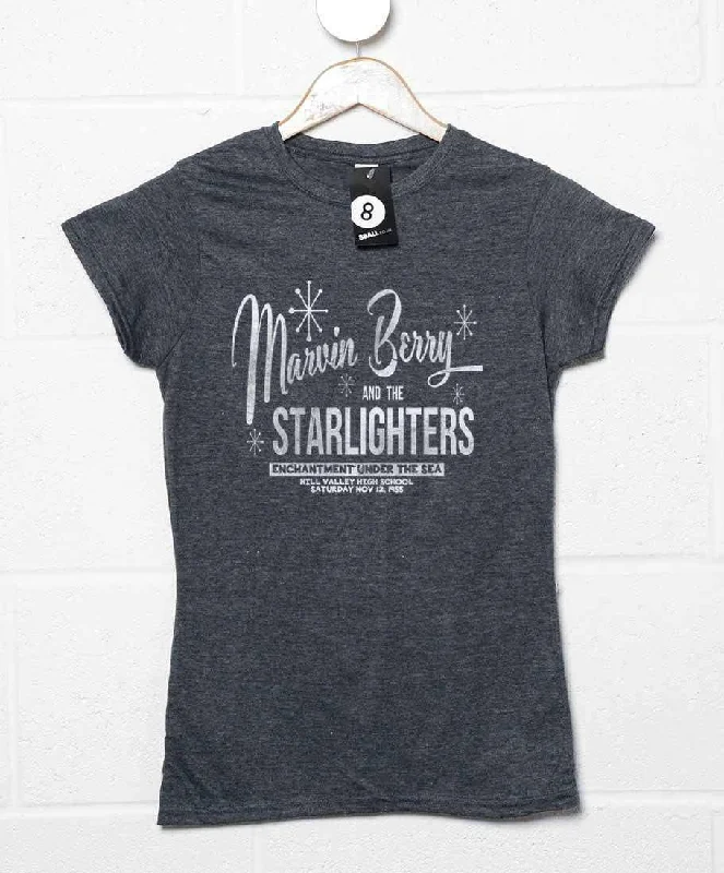 Marvin Berry & The Starlighters Womens Fitted T-Shirt Rayon Velvet Corduroy