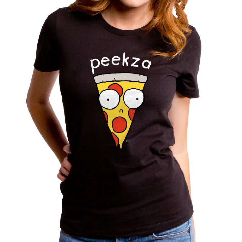 Peekza Women's T-Shirt Cashmere Blend Cotton Blend Poly Blend
