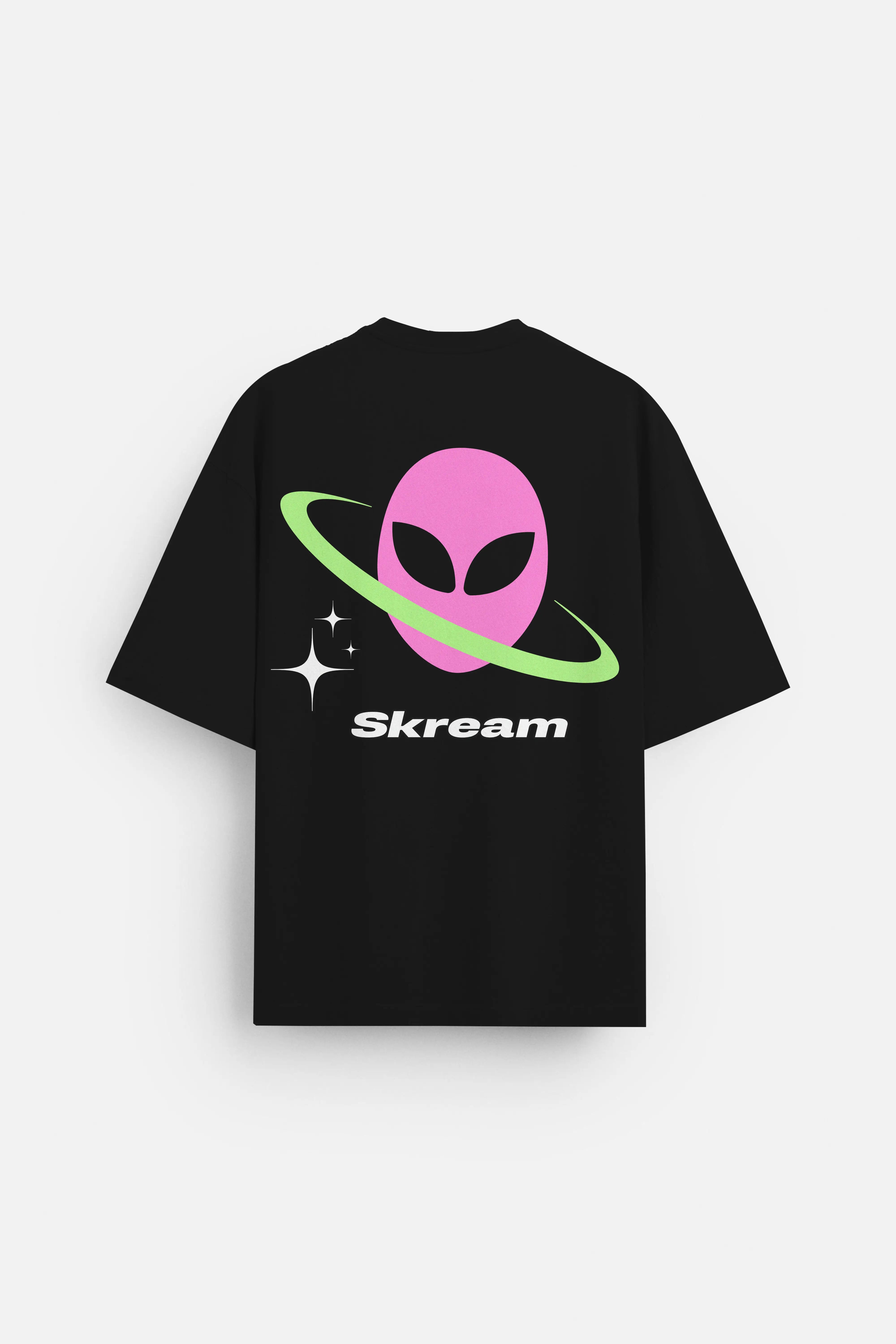 Skream Beam Oversized T-shirt Chenille Fabric Brocade Fabric Lace Fabric