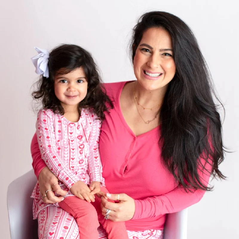 True Love Pink Mama Long Sleeves Shirt Mesh Blend Leather Blend Suede Blend