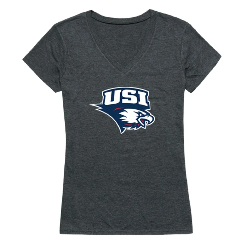 University of Southern Indiana Screaming Eagles Womens Cinder T-Shirt Jersey Fabric Tulle Fabric Batik Fabric