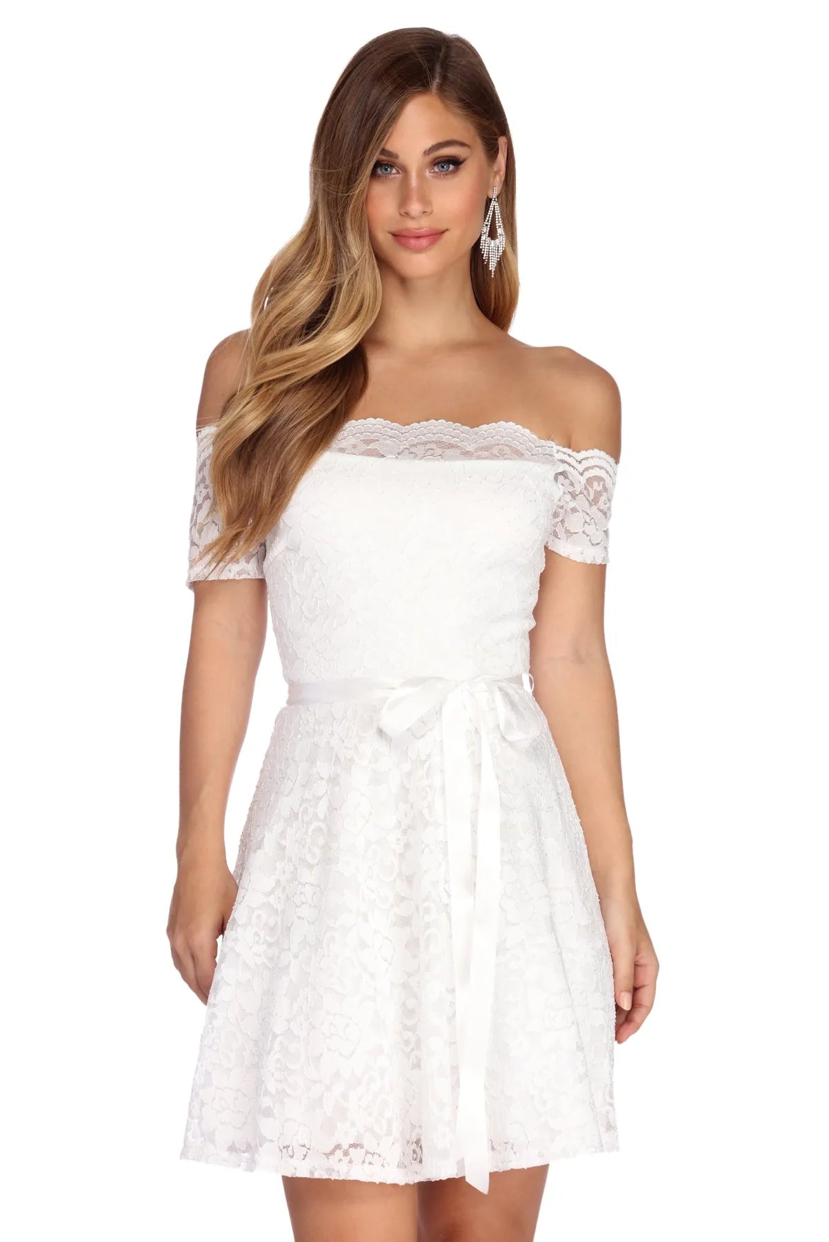 Susanna Formal Lace Party Dress Tunics stripes playful