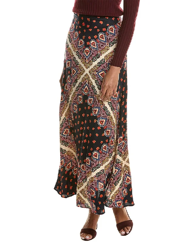 Ba&Sh Maxi Skirt chiffon skirt lightweight