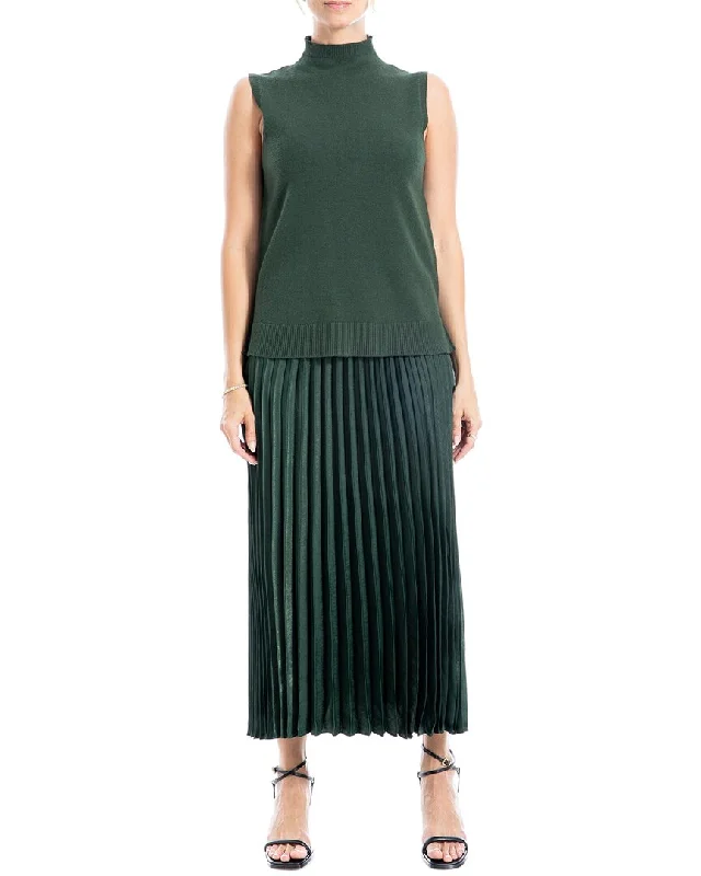 Max Studio 2Pc Top And Skirt lace skirt delicate