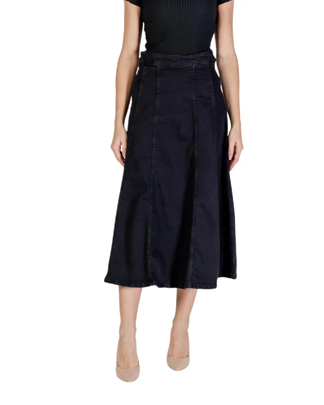 Ichi  Women's A-Line Skirt cashmere skirt fine