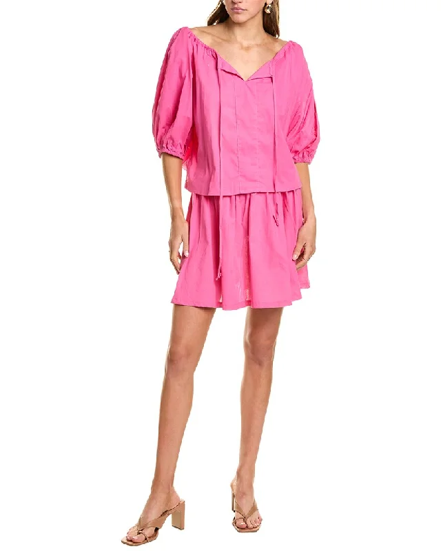 Lyra & Co 2pc Top & Skirt Set chiffon skirt floaty