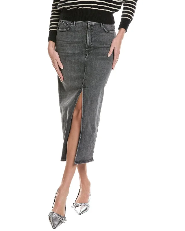 MOTHER The Reverse Pencil Pusher Skirt corduroy skirt durable